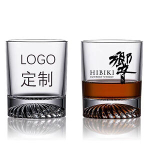 Customized shipping time: 7-10 days  Glass Whiskey Glass Beer Glass Advertisement Engraved Water Glass Upward Crystal Glass Foreign Wine Glass