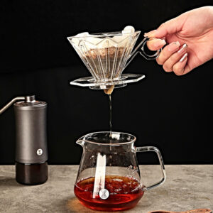 Octagon PCTG coffee filter cup hand-flushed coffee pot filter