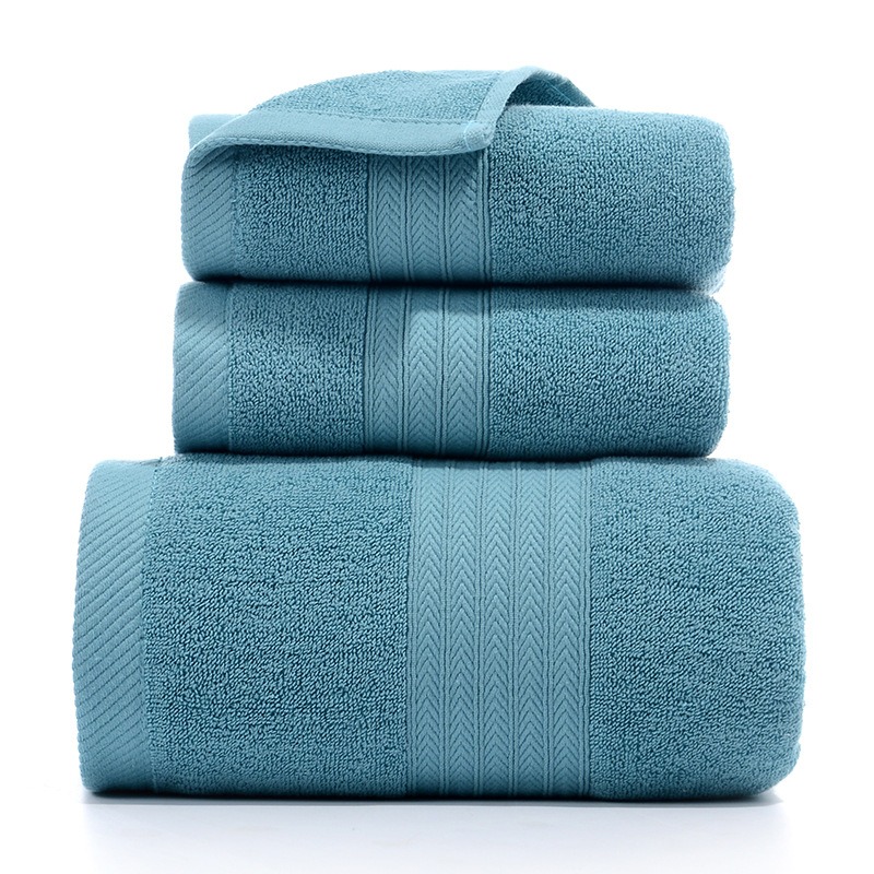 Towel Set Of Pure Cotton Towel Bath Towel Three-Piece Gift Set Xinjiang Cotton - Bild 16