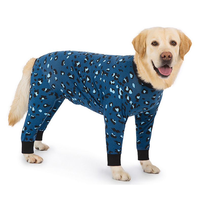 Medium and large dog pet clothing thin design belly protection weaning and sterilization suit - Bild 48