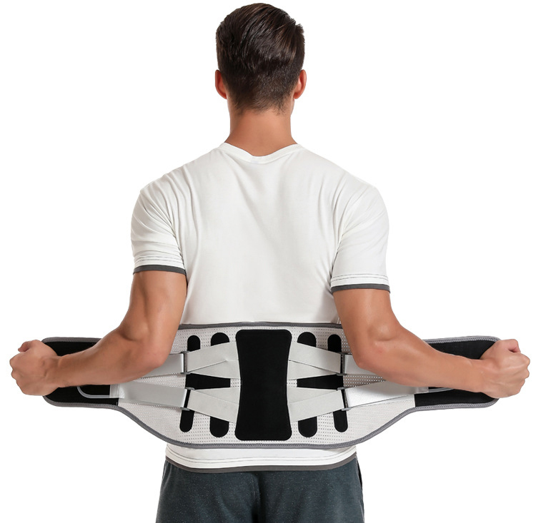 Widening waist belt and detachable steel plate lumbar support - Bild 7