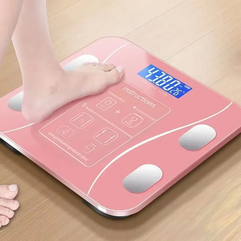 Bluetooth smart scale with app, full-body analysis, iOS/Android, 180kg, high-precision for fitness. - Bild 4