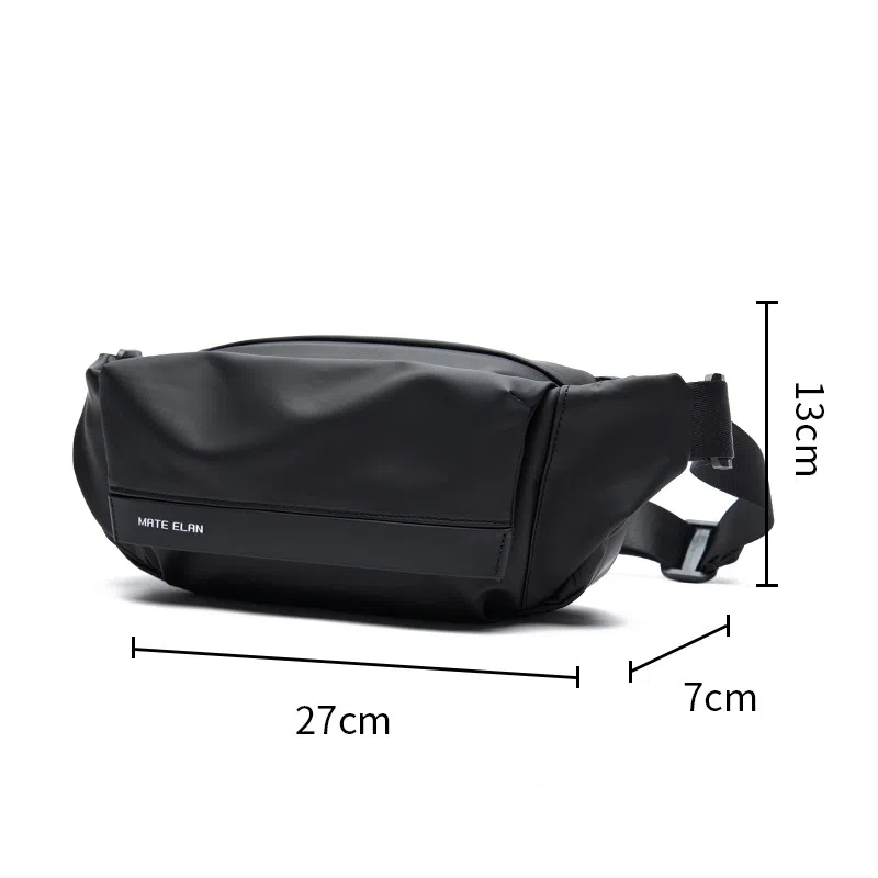 Chest bag men's small shoulder bag multifunctional trendy crossbody bag commuter mailman shoulder bag waist bag backpack - Bild 6