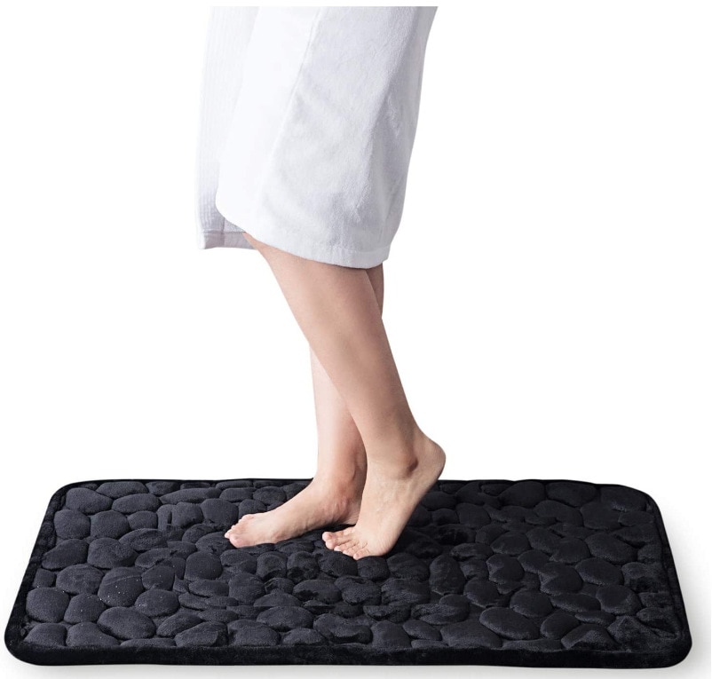 Cobblestone Embossed Bathroom Bath Mat Non-slip Carpets In Wash Basin Bathtub Side Floor Rug Shower Room Doormat Memory Foam Pad - Bild 9