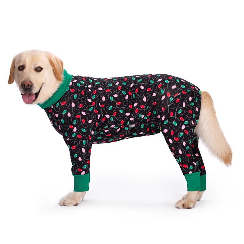 Medium and large dog pet clothing thin design belly protection weaning and sterilization suit - Bild 36