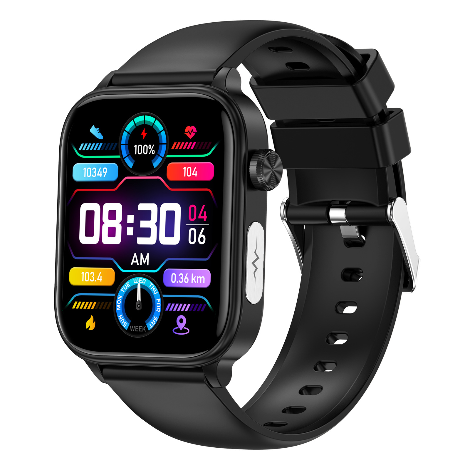 ET570 Smart Watch with Bluetooth Call, ECG Function, Non-invasive Blood Glucose, and True Blood Oxygen Monitoring - Bild 6