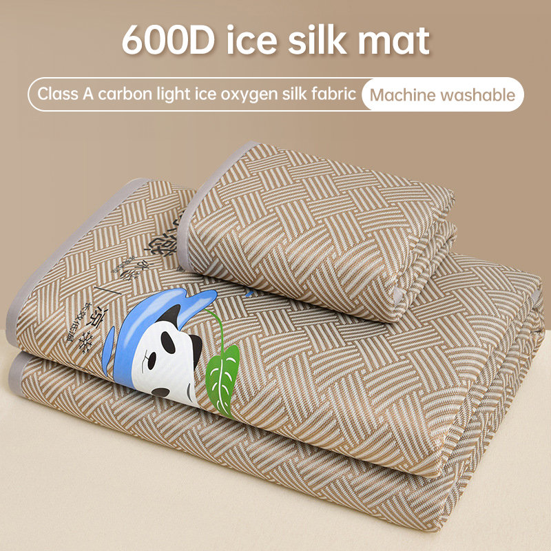 600D Carbon Fiber Summer Mat, Natural Ice Vine Cooling Mat, Can, Naked-sleep Cool Mattress, Pillowcase - Bild 3