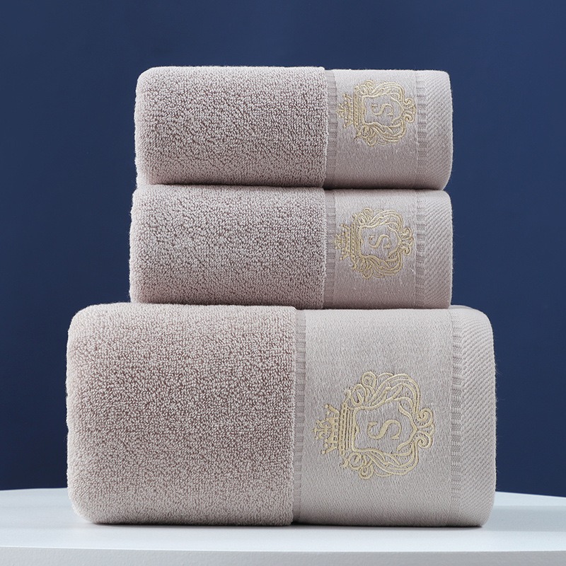 Towel Set Of Pure Cotton Towel Bath Towel Three-Piece Gift Set Xinjiang Cotton - Bild 15