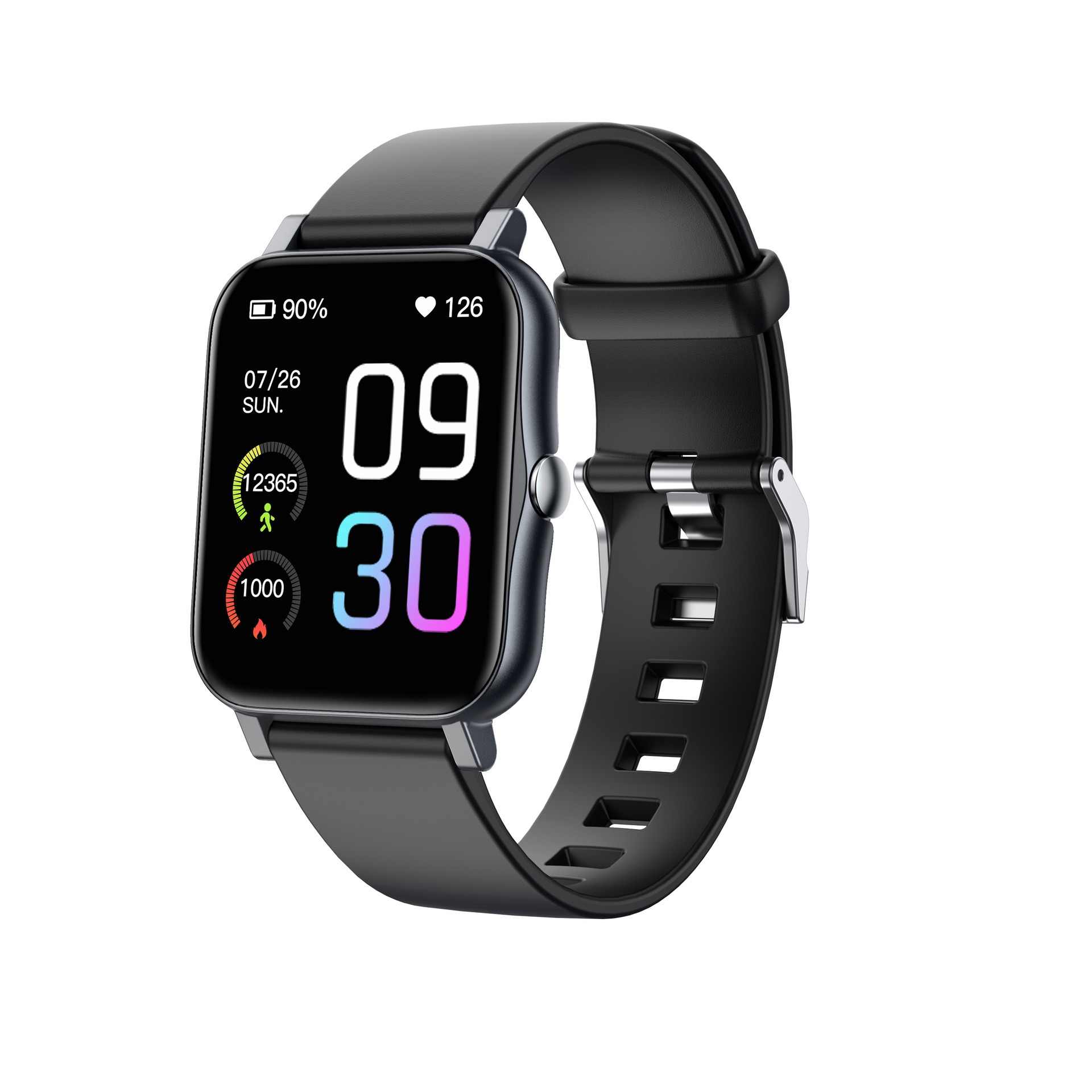 GTS2 sports bracelet waterproof plum off weather temperature measurement heart rate alarm sleep detection smart watch - Bild 5