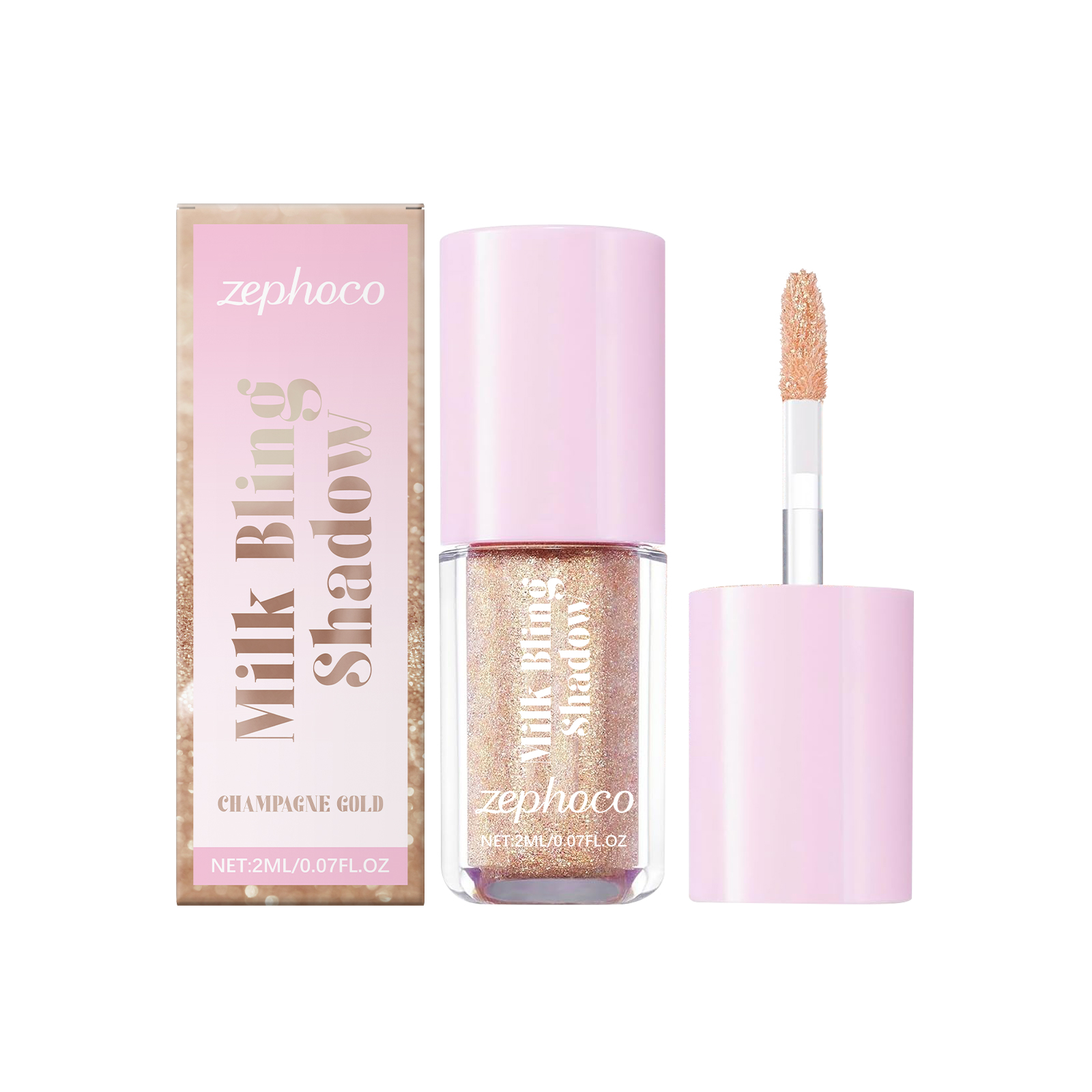 zephoco Color Pearl Liquid Eyeshadow Series, Natural Long-Lasting High Light Color Eyeshadow For Party Play Makeup - Bild 2