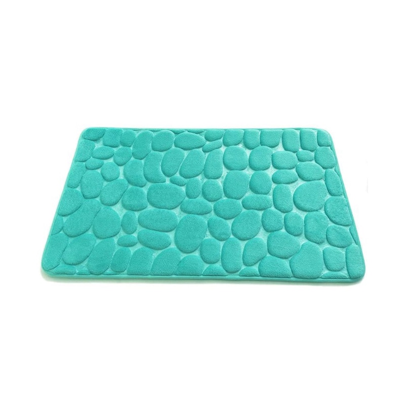 Cobblestone Embossed Bathroom Bath Mat Non-slip Carpets In Wash Basin Bathtub Side Floor Rug Shower Room Doormat Memory Foam Pad - Bild 13