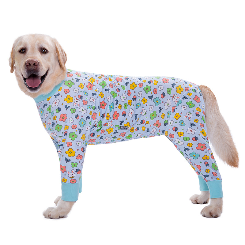 Medium and large dog pet clothing thin design belly protection weaning and sterilization suit - Bild 29