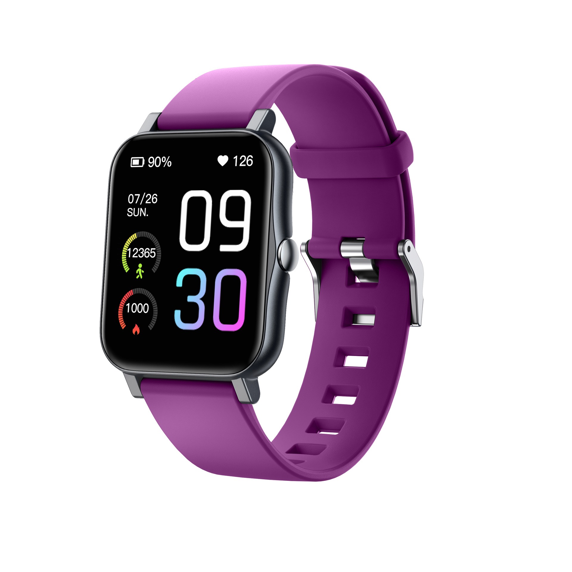 GTS2 sports bracelet waterproof plum off weather temperature measurement heart rate alarm sleep detection smart watch - Bild 4