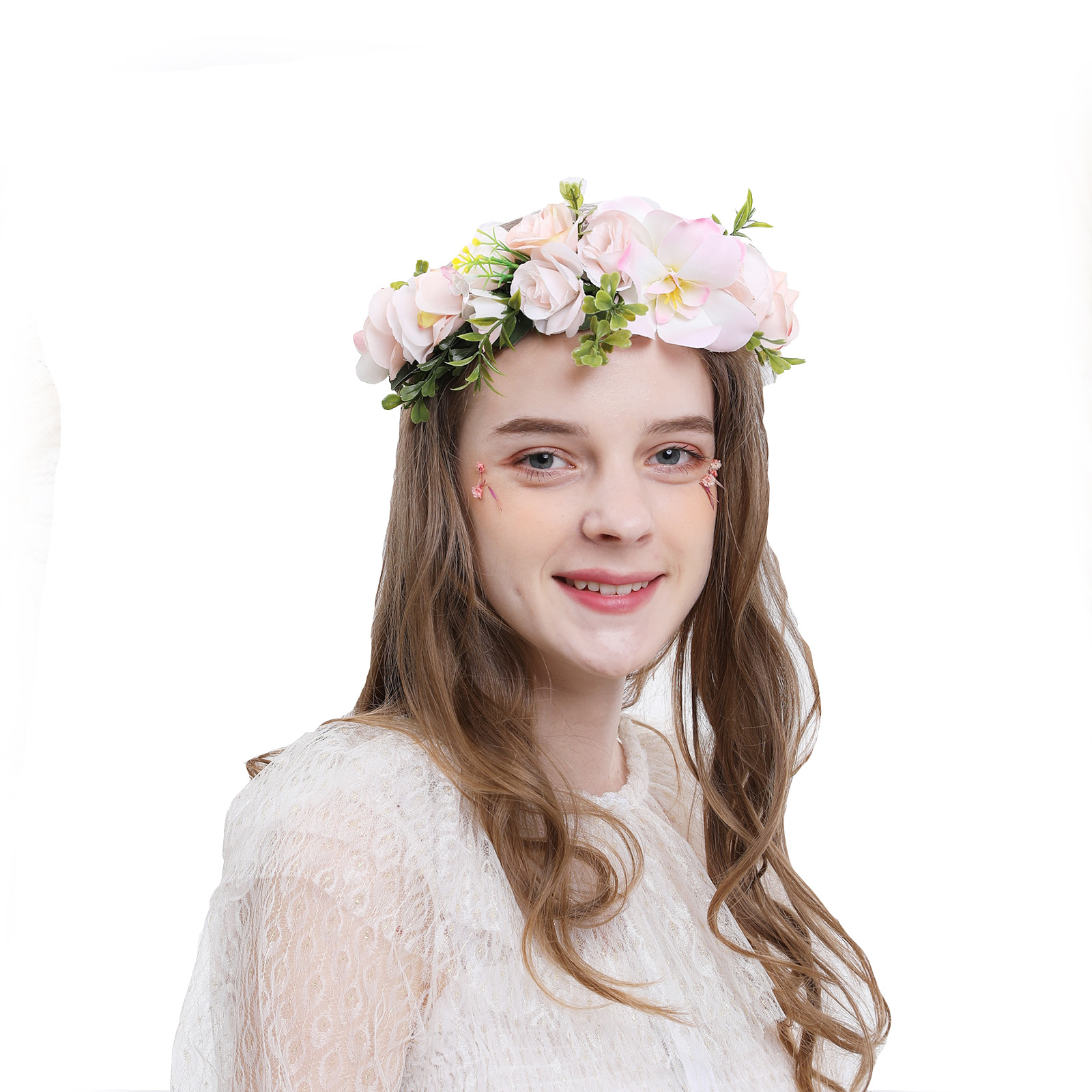 Hawaiian Vacation Wreath Headwear Beautiful Bridal Hairbands Wedding Hair Accessories Headwear Wreath - Bild 5