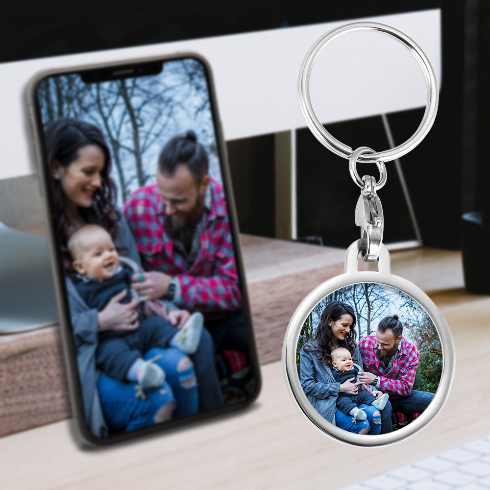 New Keychain Photo Custom Photo Box Ornament Photo Keychain Custom - Bild 3