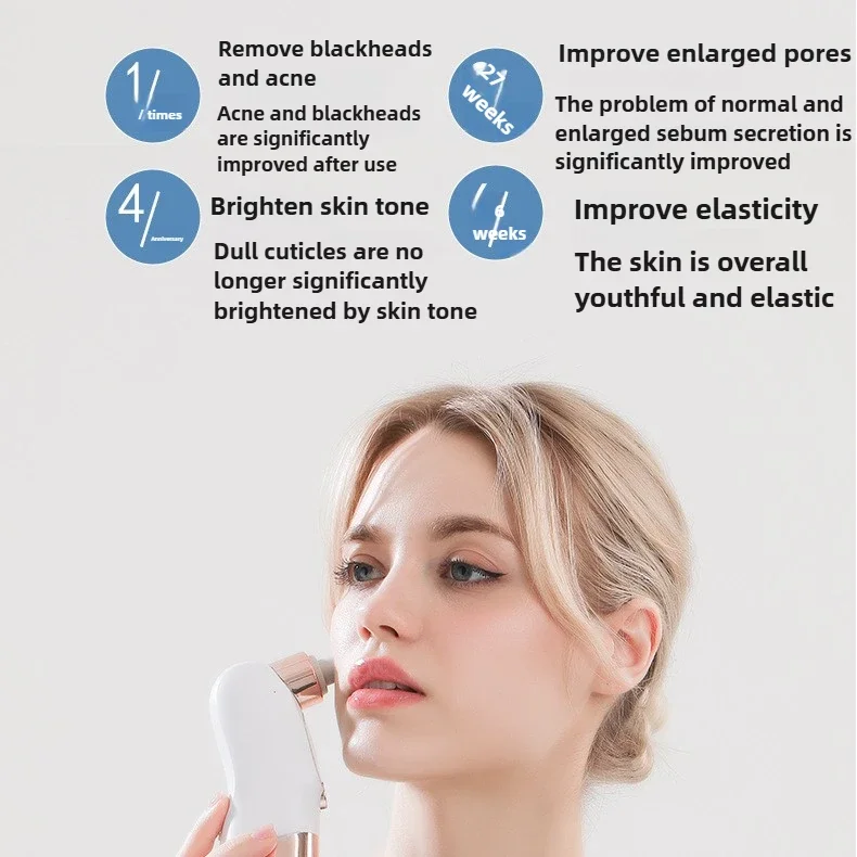 Blackhead Remover Pore Vacuum Face Cleaner Electric Pimple Acne Black Head Removal USB Rechargeable Water Cycle Black Dot Remove - Bild 6