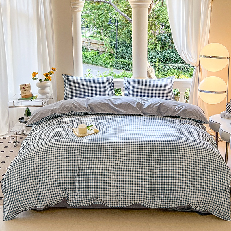 Cartoon Four-Piece Set Fresh Autumn and Winter Single Student Dormitory Bedding Sheet Three-Piece Set Single Quilt Cover - Bild 9