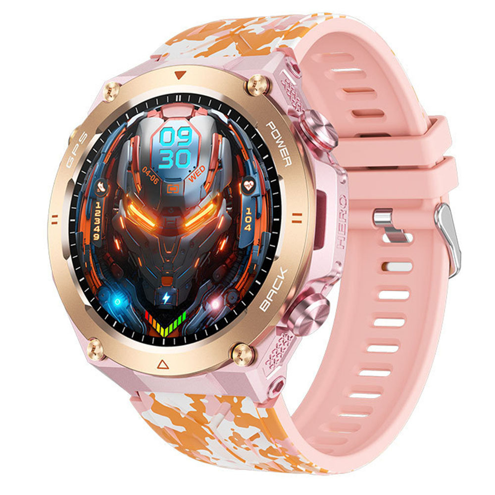 KC82 smartwatch Bluetooth call heart rate blood pressure outdoor 1.45 inch men's altitude air pressure GPS watch - Bild 2