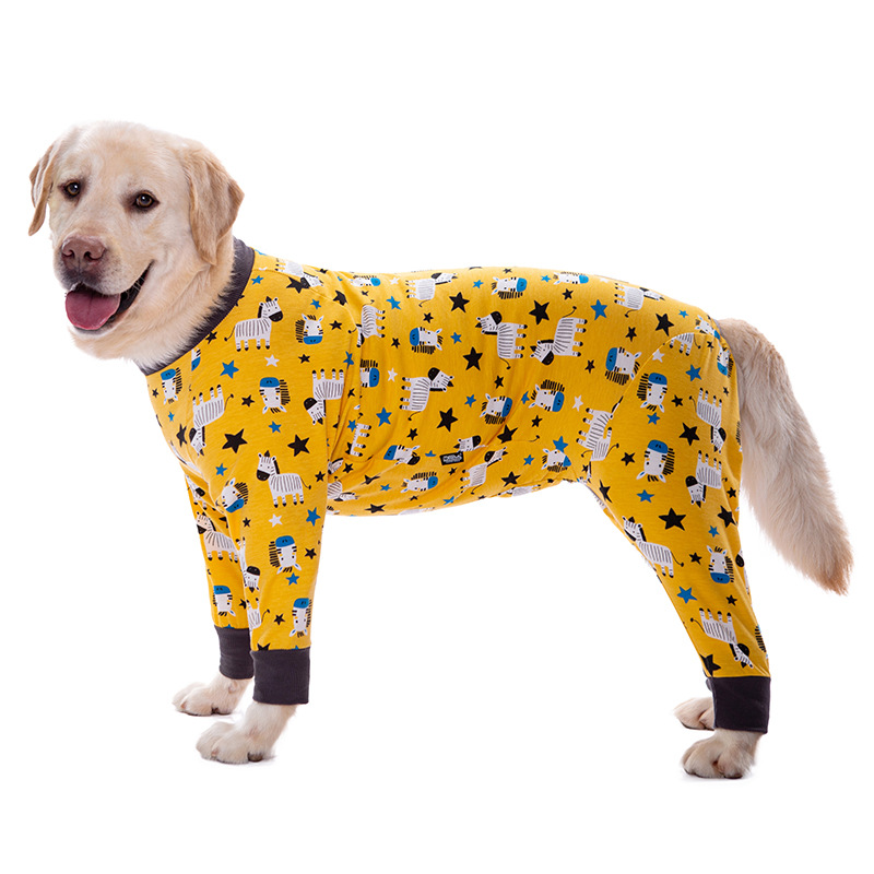 Medium and large dog pet clothing thin design belly protection weaning and sterilization suit - Bild 27