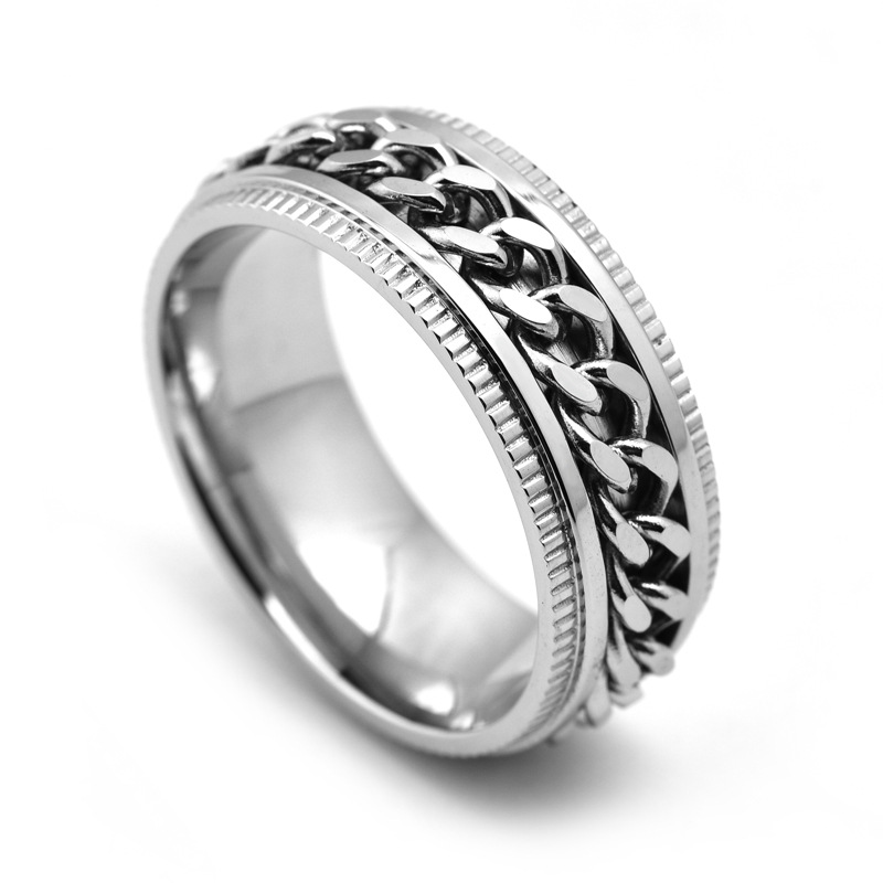 Rotating chain gear ring made of titanium steel - Bild 3