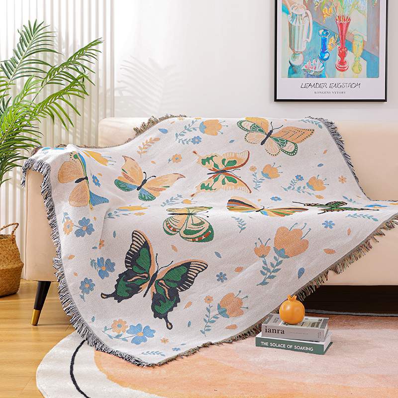Artistic Sketch Throw Blanket, Camping Blanket, Leisure Blanket, Nap Blanket, Sofa Throw, Picnic Blanket, Bed End Blanket - Bild 13