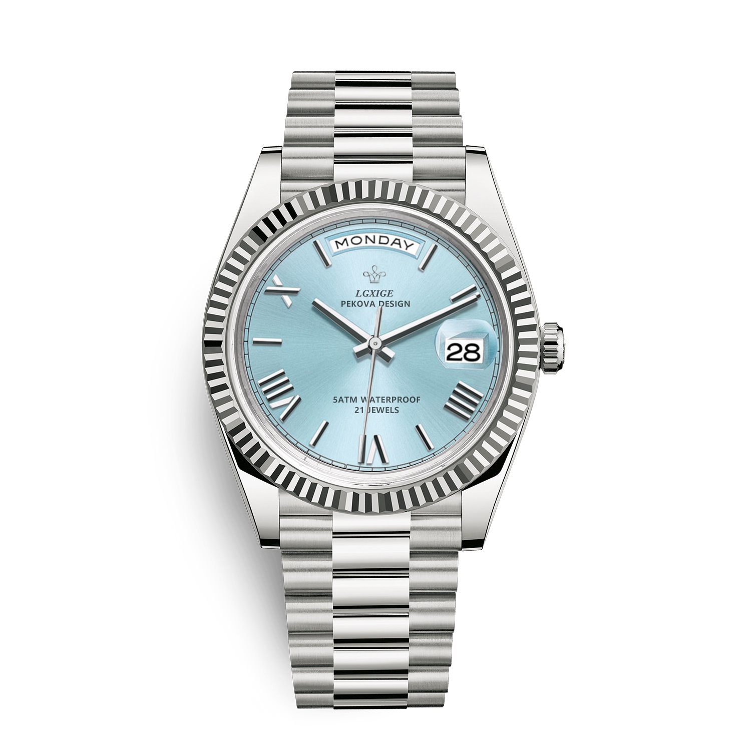 Fashion Style + Brand + Classic Sunday Calendar Watch + Men's Quartz Watch + Waterproof Wristwatch - Bild 2