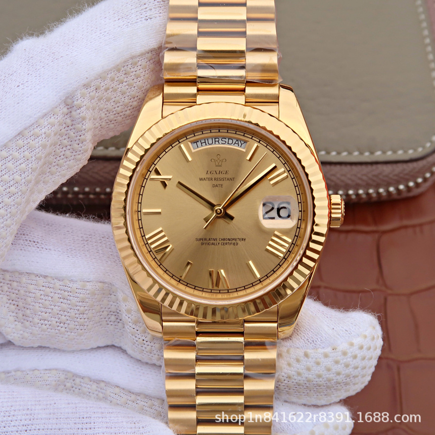 Fashion Style + Brand + Classic Sunday Calendar Watch + Men's Quartz Watch + Waterproof Wristwatch - Bild 3