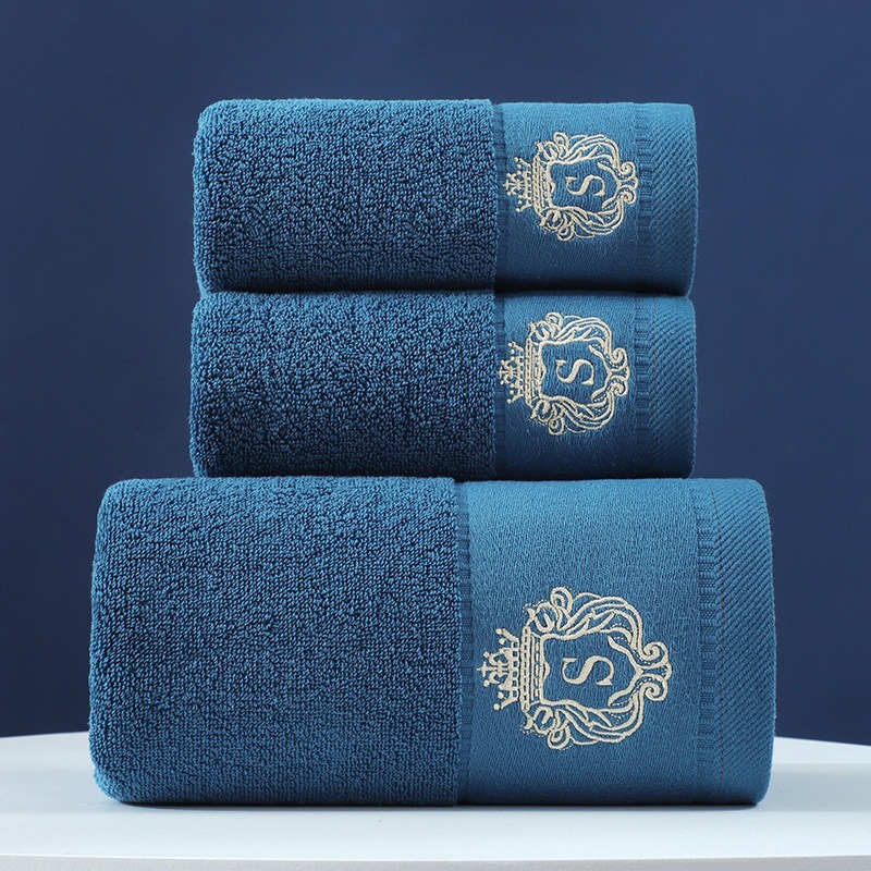 Towel Set Of Pure Cotton Towel Bath Towel Three-Piece Gift Set Xinjiang Cotton - Bild 14