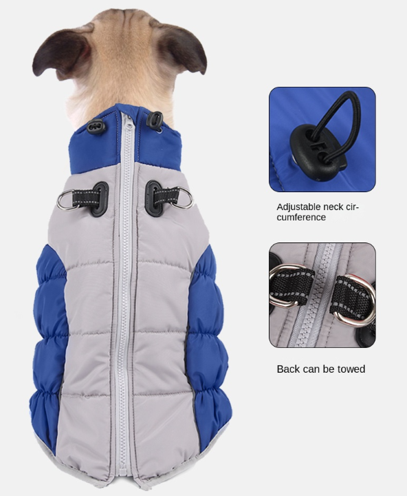 Winter Pet Cotton Coat Thick Warm Dog Clothing Comfortable Reflective Pet Clothing Wholesale Manufacturer - Bild 3