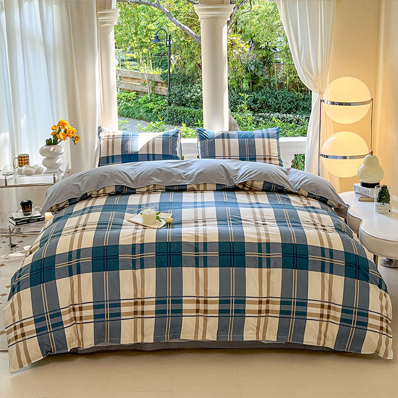 Cartoon Four-Piece Set Fresh Autumn and Winter Single Student Dormitory Bedding Sheet Three-Piece Set Single Quilt Cover - Bild 18