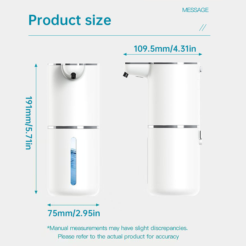 Touchless Sensor Soap Dispenser for Bathroom & Kitchen. Offers Foam and Liquid Modes. - Bild 12