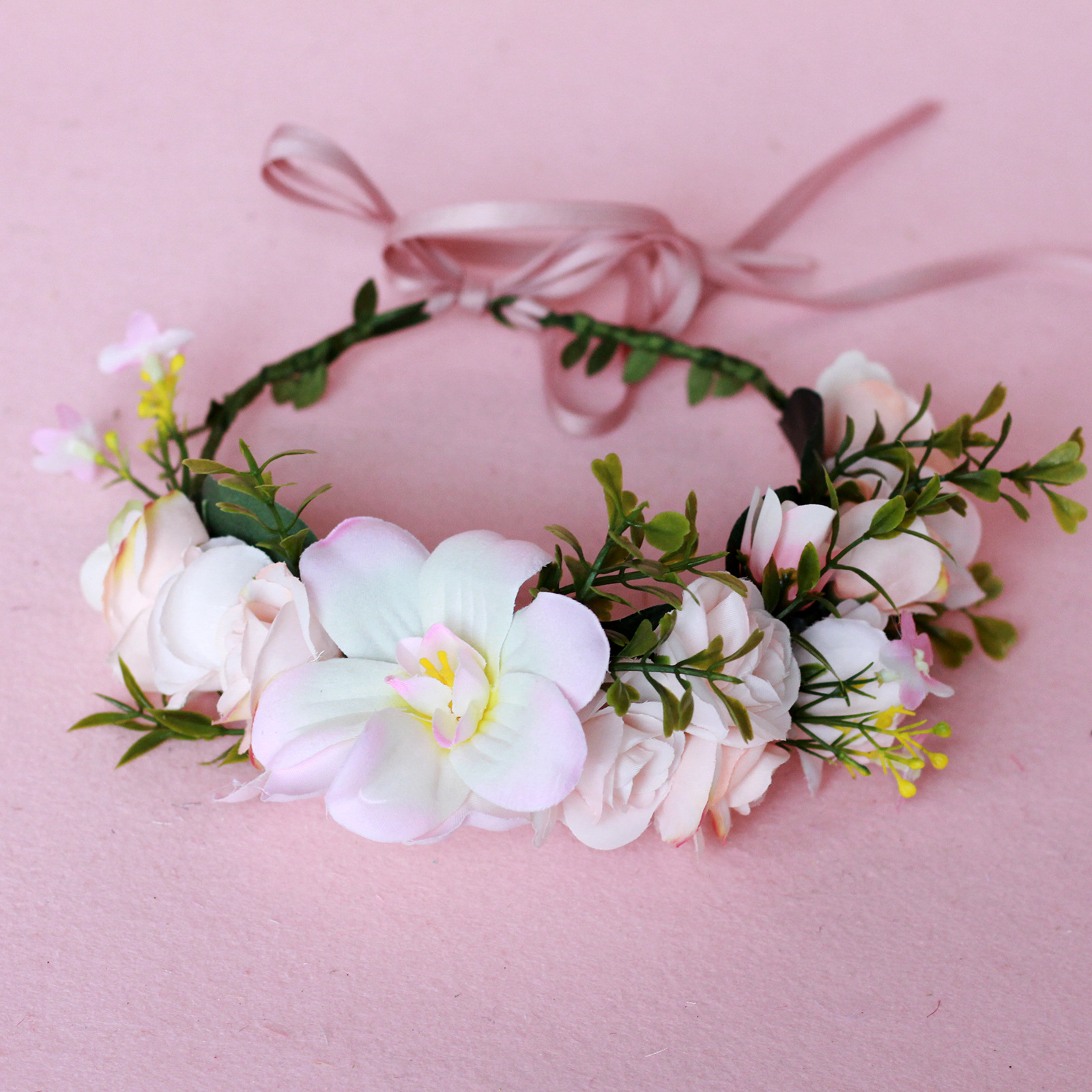 Hawaiian Vacation Wreath Headwear Beautiful Bridal Hairbands Wedding Hair Accessories Headwear Wreath - Bild 7