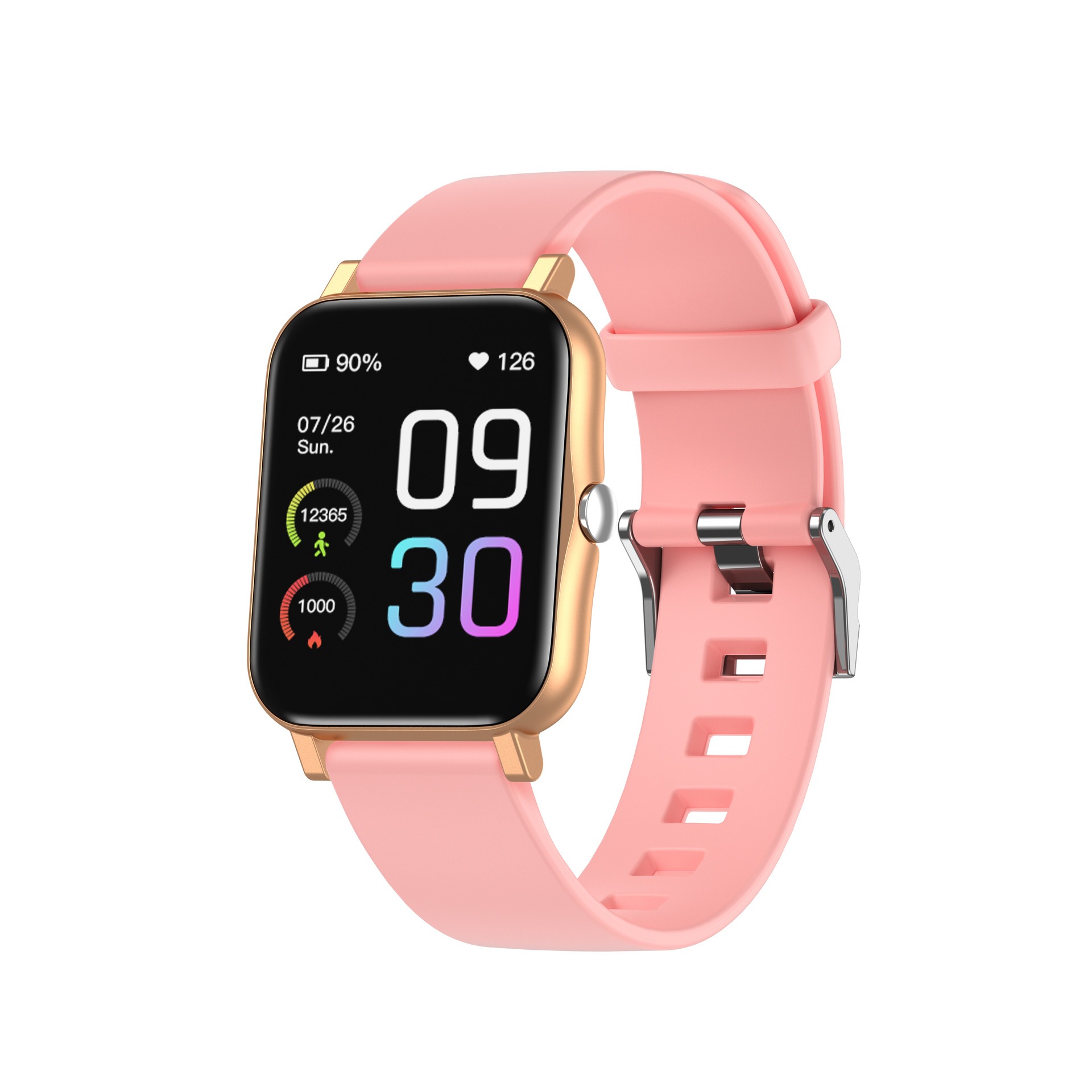 GTS2 sports bracelet waterproof plum off weather temperature measurement heart rate alarm sleep detection smart watch - Bild 6