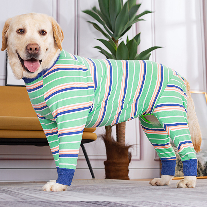 Medium and large dog pet clothing thin design belly protection weaning and sterilization suit - Bild 24