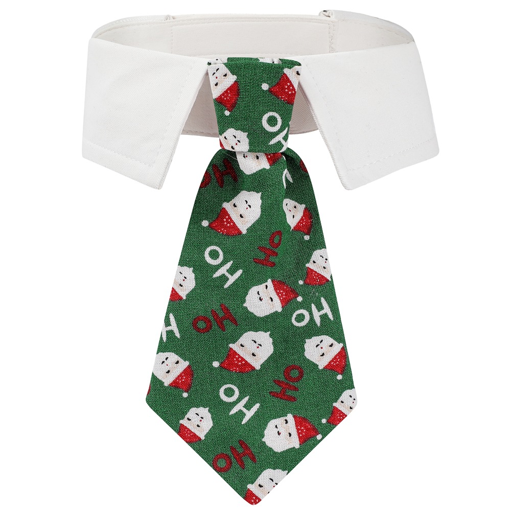 New British style handsome Christmas dog collar Christmas pet tie - Bild 4