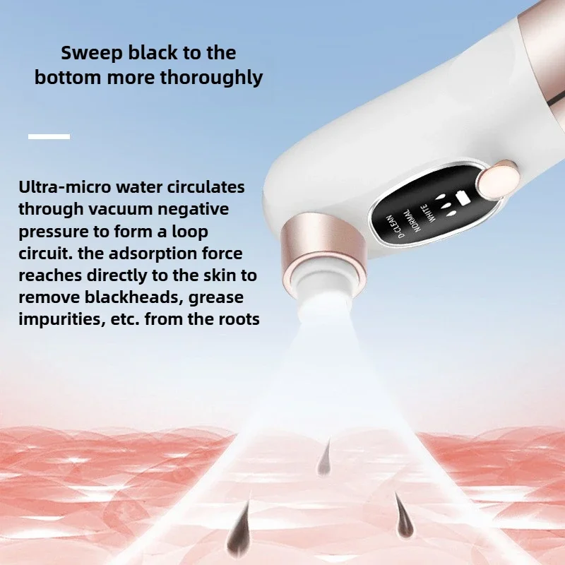 Blackhead Remover Pore Vacuum Face Cleaner Electric Pimple Acne Black Head Removal USB Rechargeable Water Cycle Black Dot Remove - Bild 5