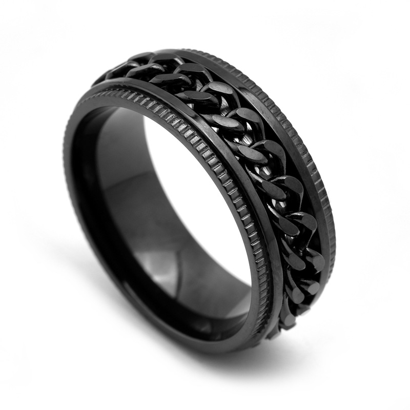 Rotating chain gear ring made of titanium steel - Bild 2
