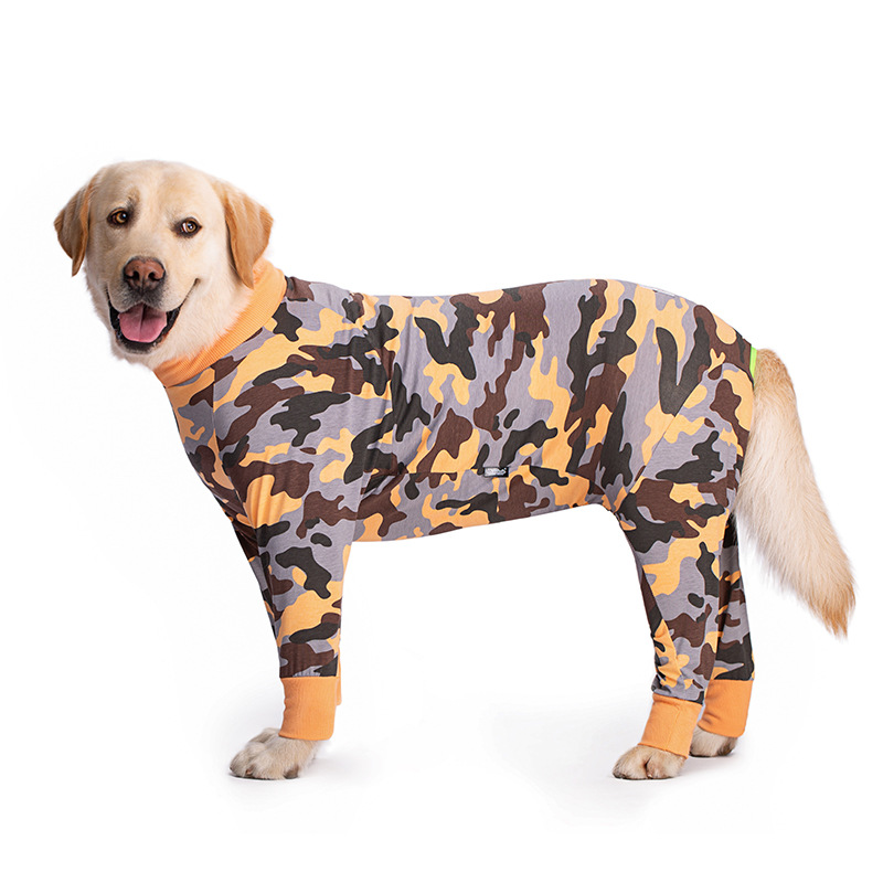 Medium and large dog pet clothing thin design belly protection weaning and sterilization suit - Bild 41