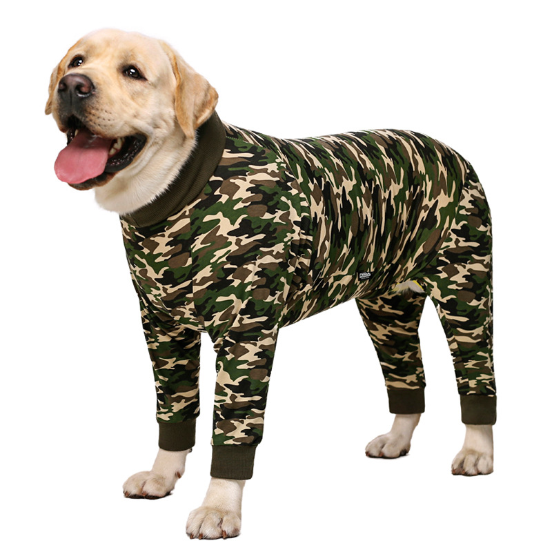 Medium and large dog pet clothing thin design belly protection weaning and sterilization suit - Bild 42