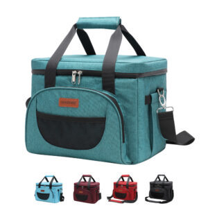Outdoor Oxford cloth large capacity thermal insulation handbag small large lunch bag picnic bag