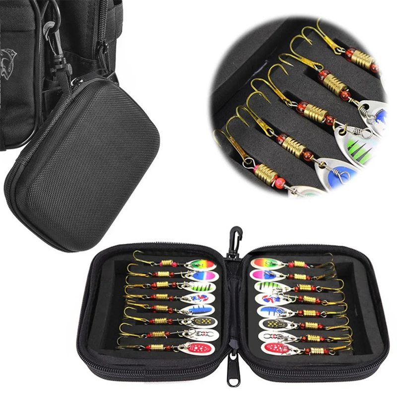 Metal Spoon Spinner Fishing Lure 16pcs Set Spoonbait Crankbaits Fishing Wobblers for Pike Crochet Kit Artificial Bait - Bild 6