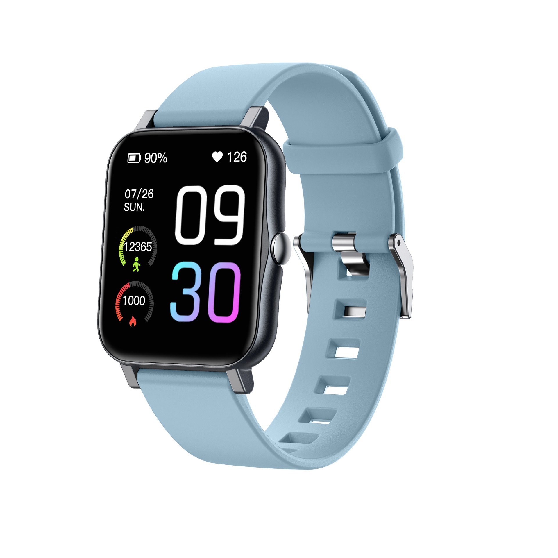 GTS2 sports bracelet waterproof plum off weather temperature measurement heart rate alarm sleep detection smart watch - Bild 8