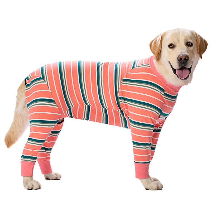 Medium and large dog pet clothing thin design belly protection weaning and sterilization suit - Bild 20