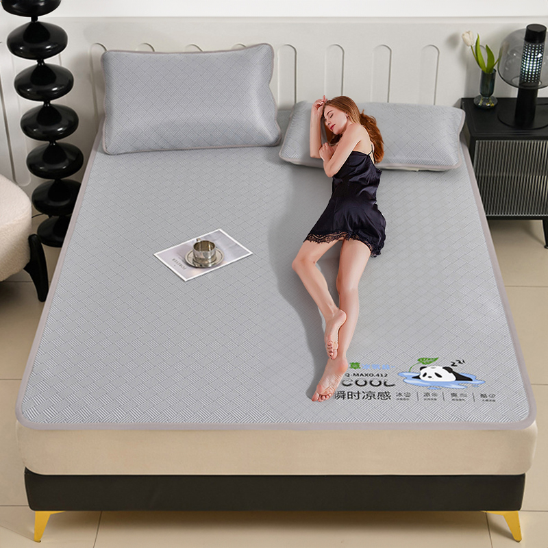 600D Carbon Fiber Summer Mat, Natural Ice Vine Cooling Mat, Can, Naked-sleep Cool Mattress, Pillowcase - Bild 7