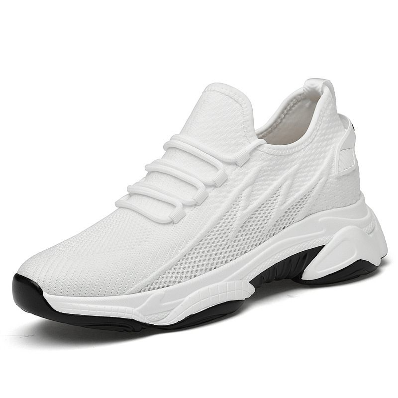 Tie-up Height-Increasing Shoes for Men, Breathable Mesh Casual Dad Shoes - Bild 8