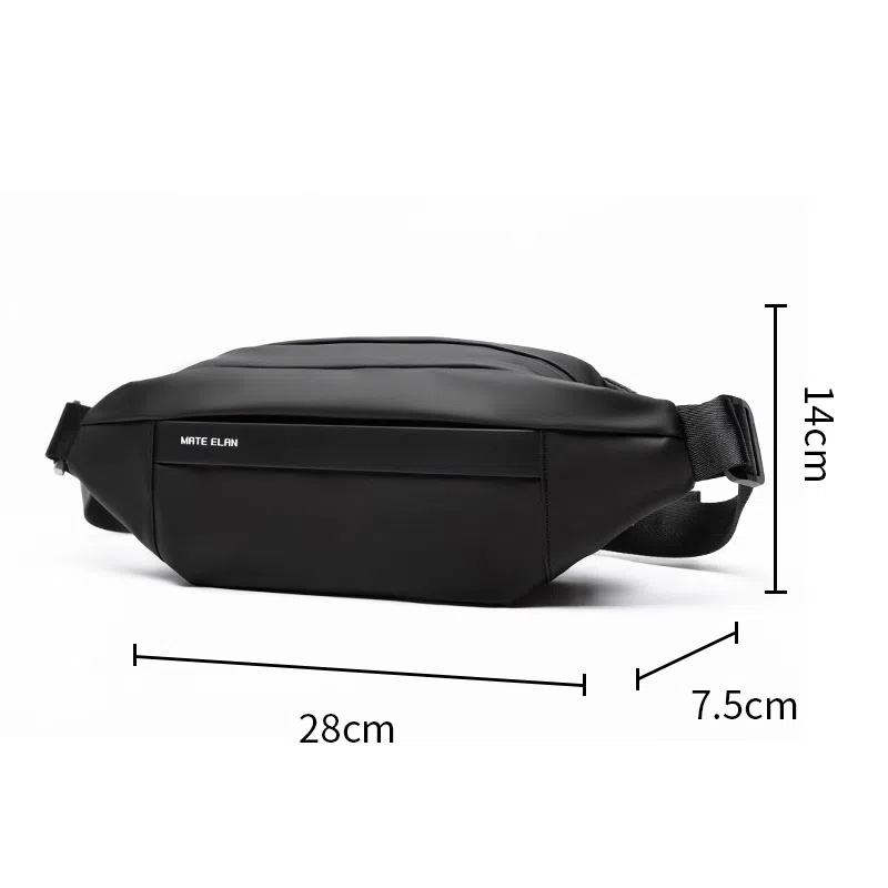 Chest bag men's small shoulder bag multifunctional trendy crossbody bag commuter mailman shoulder bag waist bag backpack - Bild 5