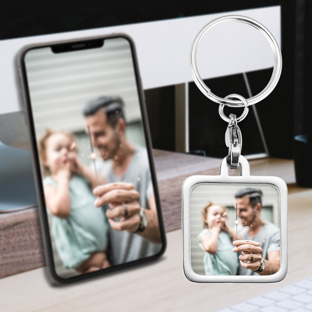 New Keychain Photo Custom Photo Box Ornament Photo Keychain Custom - Bild 6