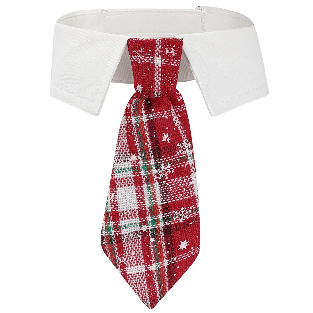 New British style handsome Christmas dog collar Christmas pet tie - Bild 8
