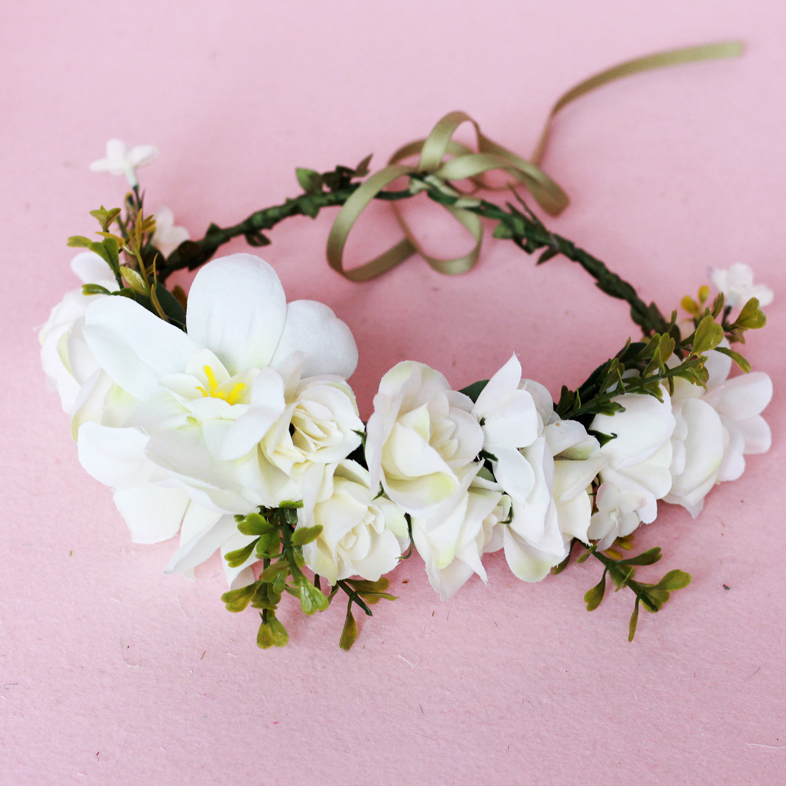 Hawaiian Vacation Wreath Headwear Beautiful Bridal Hairbands Wedding Hair Accessories Headwear Wreath - Bild 6