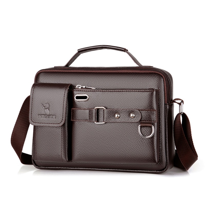 One Shoulder Bag Men's Cross Shoulder Bag Casual Handbag Business One Shoulder Cross Body Bag Men's Satchel Design Hanging Bag - Bild 7